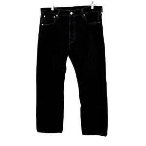 Levi's 501 XX Button Fly Jeans Men's 36X30 Black Straight Leg Cowboy Preppy Surf
